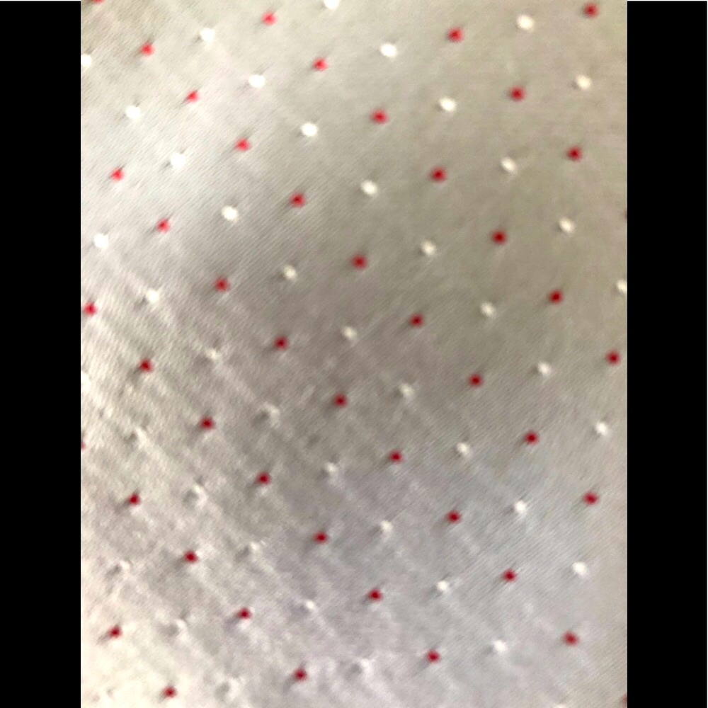 Luxury 100% silk grey dot tie